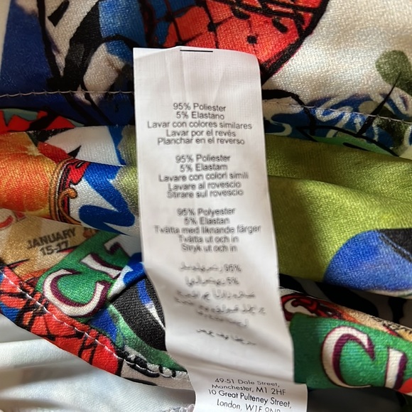 Patterned Strappy Corset Top (4) NWT - Picture 4 of 5